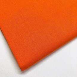 Lifestyle 100% Cotton Fabric Plain Coloured Solid 150cms Wide 135gsm Orange