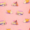 SALE 100% Cotton Fabric Windham Lucky Rabbit Bunny Blanket Fort Tent Star
