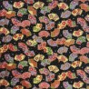 SALE 100% Japanese Cotton Fabric Nutex Tenku Fan Floral Flowers Blossom
