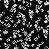 100% Viscose Fabric Dressmaking Printed Silhouette Floral Union Road 140cm Wide