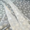 Snowflakes Organza Fabric Christmas Tutu Voile Sparkle Glitter Xmas Crystal