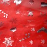Snowflakes Organza Fabric Christmas Xmas Candy Canes Voile Tutu Sparkle Glitter