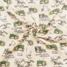 100% Cotton Fabric Springs Creative John Deere Tractor Farmers Vintage Farm