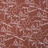 (REMNANT) 100% Cotton Fabric Merry Christmas German Greetings Xmas 86cm x 135cm