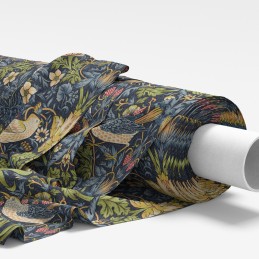 William Morris Strawberry Thief WMP013 Navy