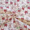 SALE Polycotton Fabric Juggling Santa Claus Presents Festive Xmas Reindeer Robin Star