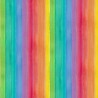 100% Cotton Fabric Nutex Splash of Colour Stripe Rainbow Gradient