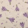 Cotton Rich Linen Look Fabric Lavender Herbes De Provence Butterfly Butterflies Upholstery