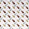 SALE 100% Cotton Digital Fabric Oh Sew Easter Bunny Rabbits 140cm Wide