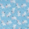 Polycotton Fabric Happy Mouse Mice Animals Wildlife Spots Polka Dots 112cm Wide