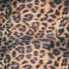 SALE Cotton Half Panama Digital Fabric Leopard Print Big Cat Spots Upholstery