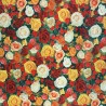 SALE Vinyl PVC Tablecloth Fabric Rose Garden Floral Flower Oakwood Rd 140cm Wide