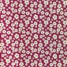 SALE Vinyl PVC Tablecloth Fabric Flowers Damson Floral Adler Close 140cm Wide