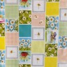 SALE Vinyl PVC Tablecloth Fabric Daisy Gingham Summer Tea Cup Floral 140cm Wide