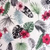 SALE PVC Tablecloth Tropical Plants Monstera Leaves Palm Leaf Print Craft Fabric 140cm Wide