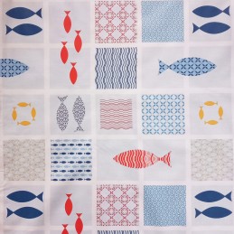 SALE PVC Tablecloth Fish...