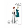 Vogue Patterns V1965 Misses' One Piece Evening Dress Empire Waisted Two Lengths