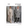 Vogue Patterns V1976 Men's Loose Fitting Coat in Two Lengths With Shoulder Pads