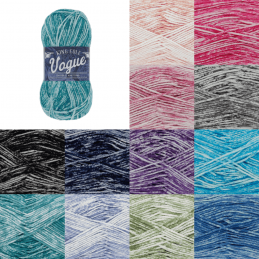 King Cole Vogue DK 100% Cotton Yarns Knitting Yarn Craft Wool Crochet 50g Ball
