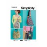 Simplicity Sewing Pattern S9803 Slouchy Lined Bags by Elaine Heigl Designs
