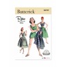 Butterick Sewing Pattern B6939 Misses' Playsuit Midriff Blouse Shorts and Skirt