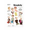 Simplicity Sewing Pattern S9817 Misses' Vintage 1950s Neckwear, Headband, Dickey