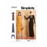Simplicity Sewing Pattern S9820 Misses' Knit Semi-Fitted Dresses and Shrug