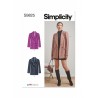 Simplicity Sewing Pattern S9825 Misses' Double Breasted Lined Jackets