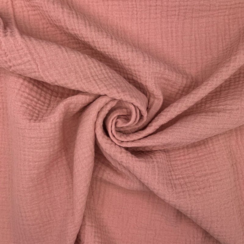 Double Gauze 100% Cotton Fabric Lightweight Dressmaking 132cm Wide