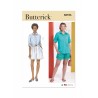 Butterick Sewing Pattern B6946 Misses' Fitted Long Sleeve Shirts and Shorts