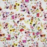 Viscose Jersey Fabric Modena Sunflower Floral 95% Viscose 5% Spandex 150cm Wide