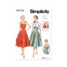 Simplicity Sewing Pattern S9738 Vintage 1950s Misses' Dresses and Jacket