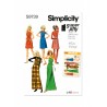Simplicity Sewing Pattern S9739 Vintage 1970s Misses' Dress and Pinafore