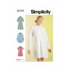 Simplicity Sewing Pattern S9744 Misses' Dresses Short or Long Sleeve Options
