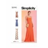 Simplicity Sewing Pattern S9745 Misses' Open Back Slip Dress in Three Lengths