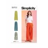 Simplicity Sewing Pattern S9753 Misses' Trousers With Fly Front Zipper Closure