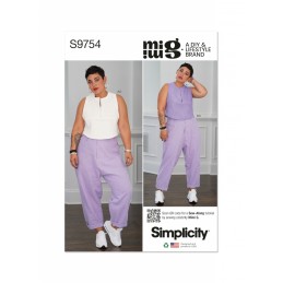 Simplicity 1069 Wide Leg Pants, Shorts, and Maxi Skirt Sewing Pattern for  Women, Sizes 12-20