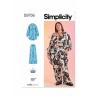 Simplicity Sewing Pattern S9756 Misses' and Womens Shirt Trousers and Halter Top