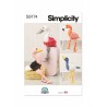 Simplicity Sewing Pattern S9774 Decorative Plush Birds by Carla Reiss Design