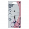 Hemline Embroidery Scissors Polka Dot – 9cm Needlework Scissors