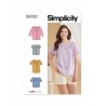 Simplicity Sewing Pattern S9782 Misses' Tops With Sleeve and Length Variations