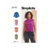 Simplicity Sewing Pattern S9783 Misses' Tops With Elegant Draped Silhouette