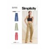 Simplicity Sewing Pattern S9785 Misses' Easy-To-Sew Pull-On Relaxed Fit Trousers