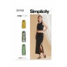 Simplicity Sewing Pattern S9788 Misses' Easy-To-Sew Knit Skirts in Two Lengths