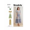 Simplicity Sewing Pattern S9791 Misses' Easy To Sew Tops, Skirt and Trousers