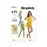 Simplicity Sewing Pattern S9792 Misses' 1960's Vintage Jumpsuit in Two Lengths