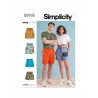 Simplicity Sewing Pattern S9795 Unisex Easy To Sew Pull-On Shorts With Pockets