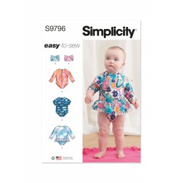 Simplicity Sewing Pattern 3843 Toddlers' Jacket, Coat, Dress, Detachab –  grammasbestbynancy