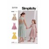 Simplicity Sewing Pattern S9799 Children's and Girls' Easy-To-Sew Party Dresses