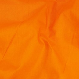 Plain Polycotton Sheeting Fabric 240cm Wide Plain Bed Material Orange